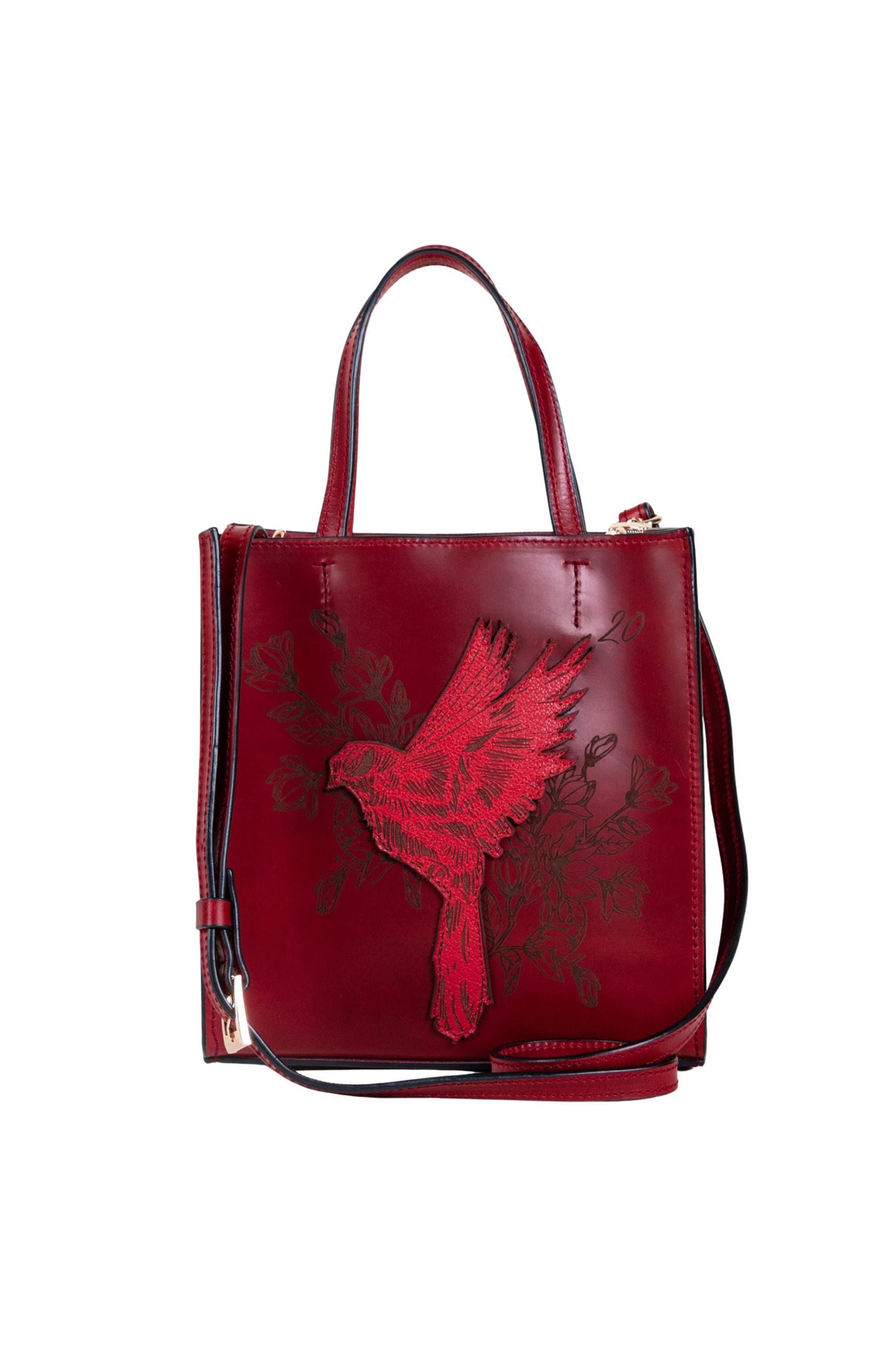 Pájaro Baby Tote - Red - Cadena Collective
