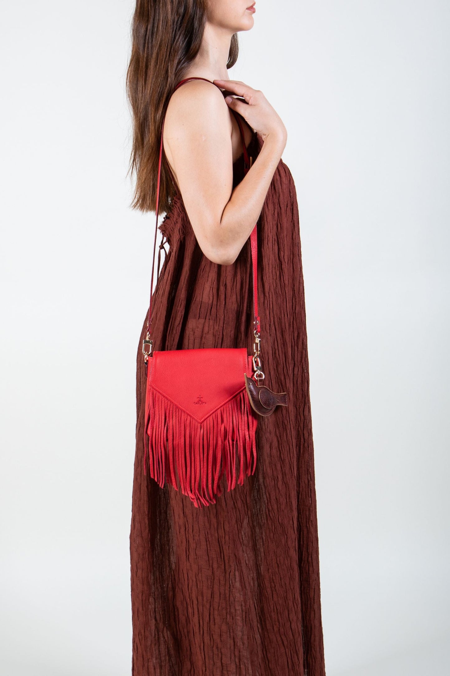 Pájaro Crossbody - Red - Cadena Collective