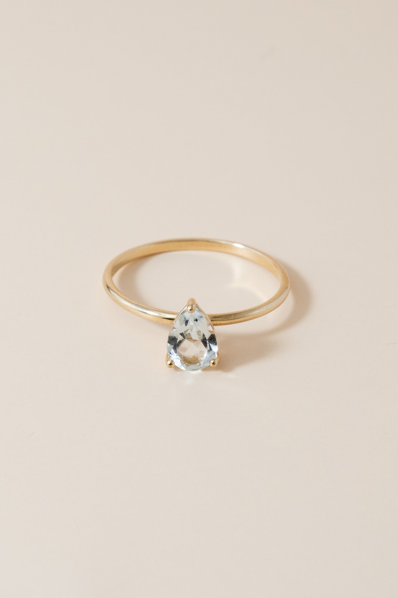 Pear Diamond Solitaire Ring - Cadena Collective