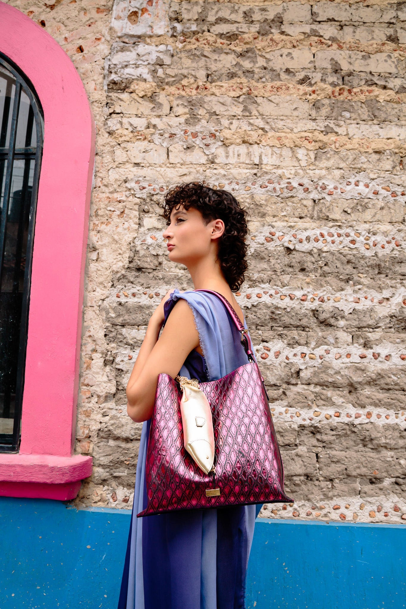 Pescado Handbag - Fuchsia - Cadena Collective