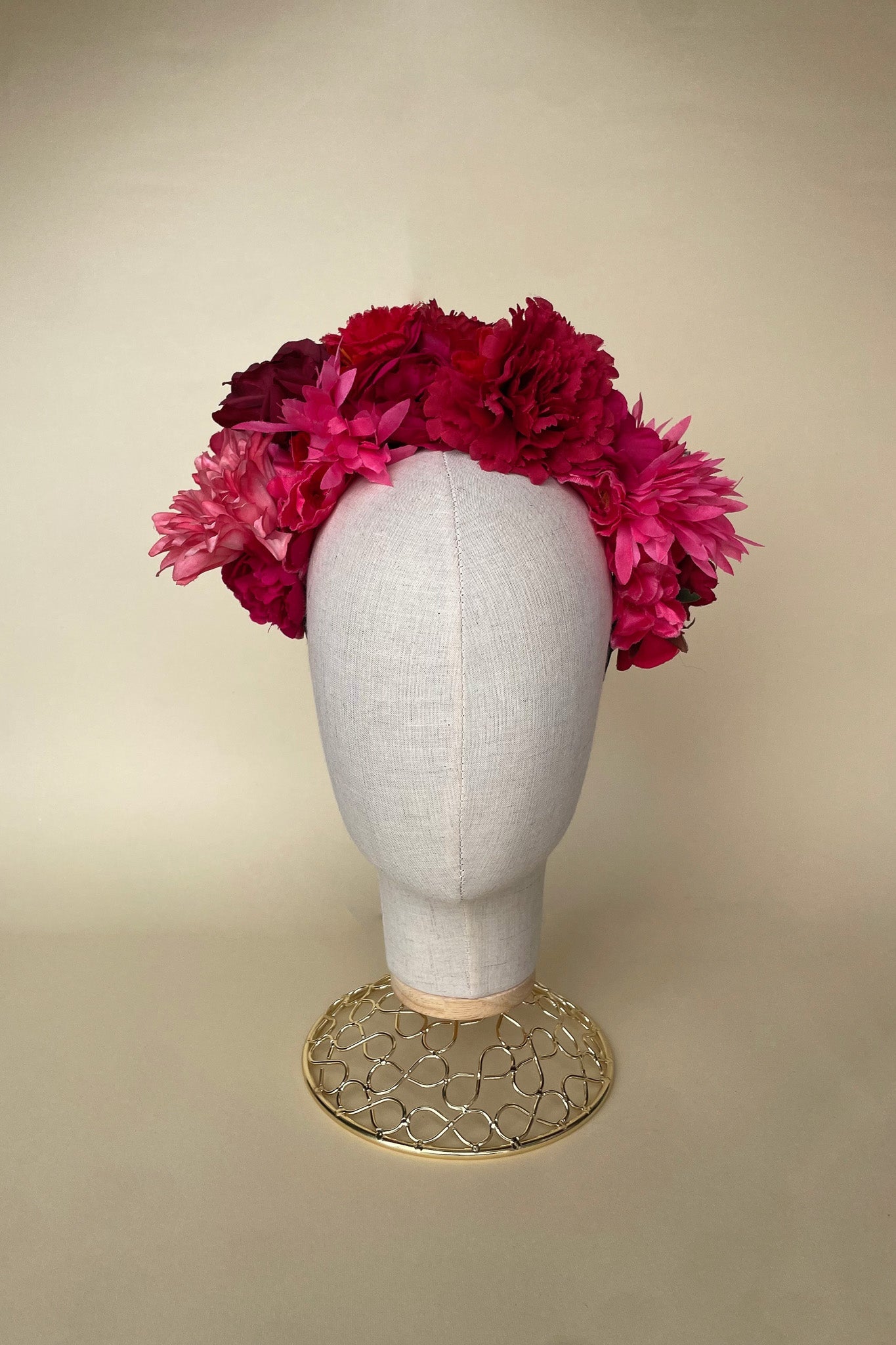 Red Flower Crown - Cadena Collective