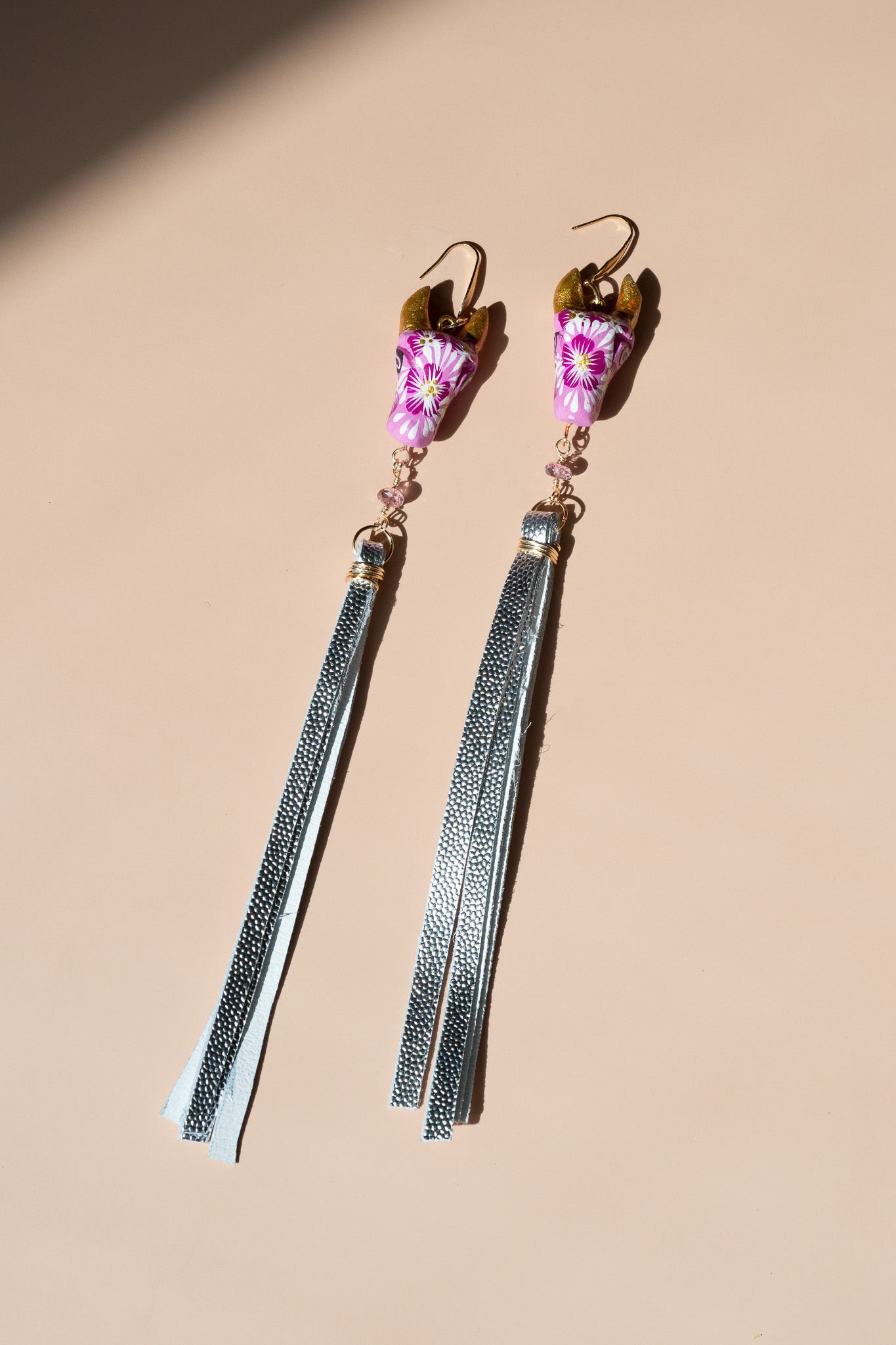 Toro Copal Earrings - Silver - Cadena Collective