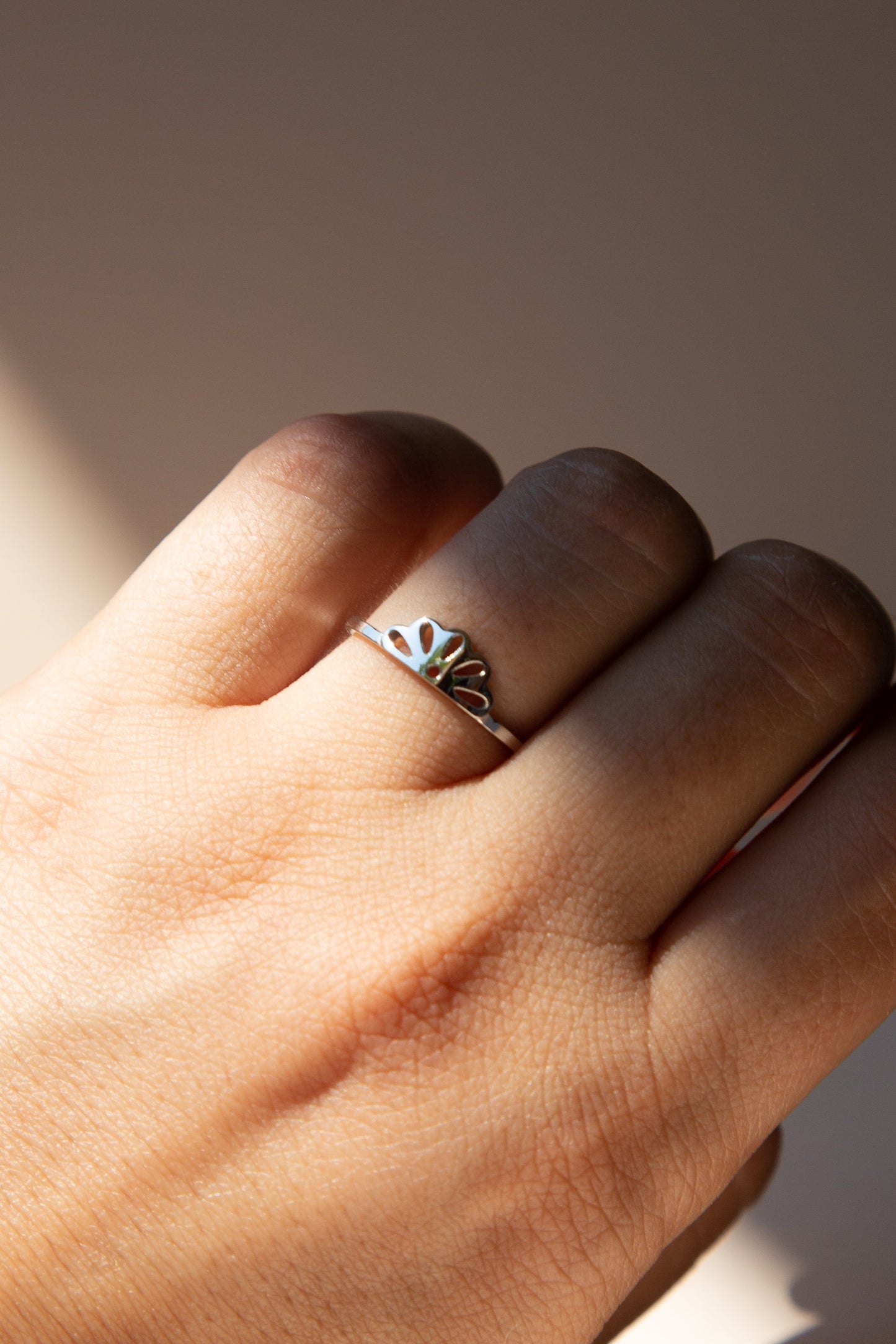14K Papel Picado Flower Ring - Cadena Collective