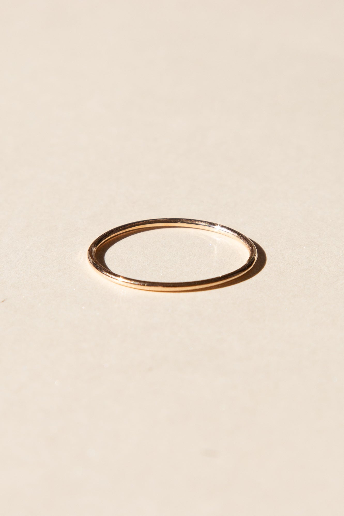 14K Stackable Ring - 1mm - Cadena Collective