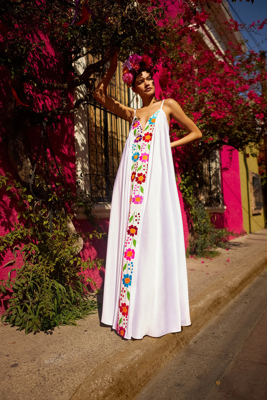 Pre-Order: Floral Silk Wedding Dress