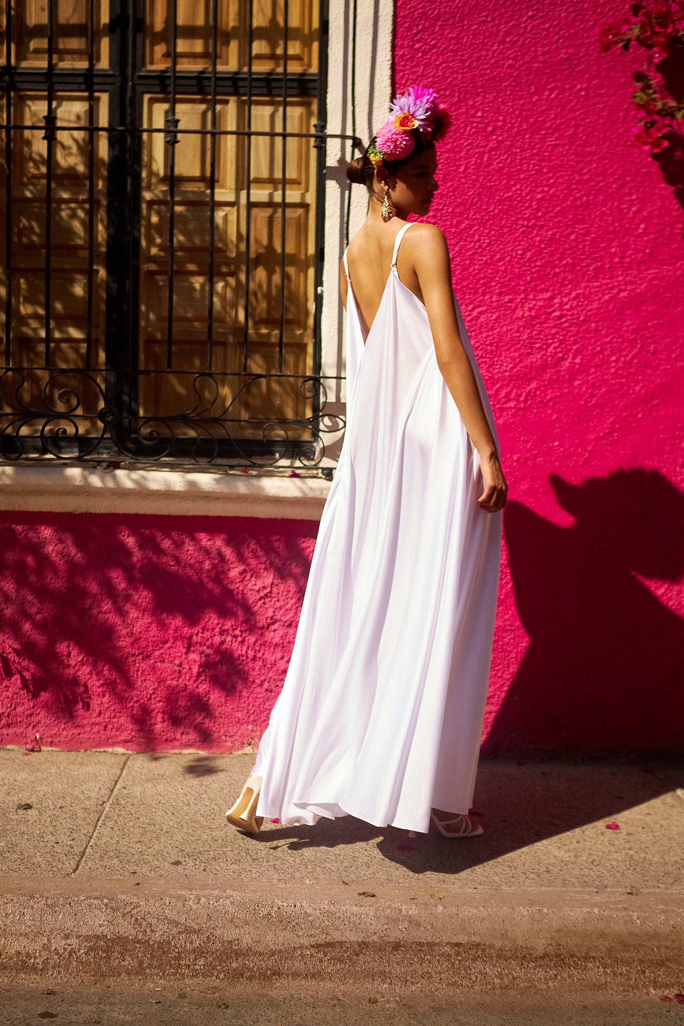Pre-Order: Floral Silk Wedding Dress