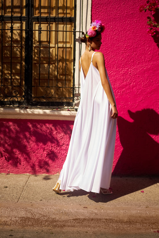 Pre-Order: Floral Silk Wedding Dress