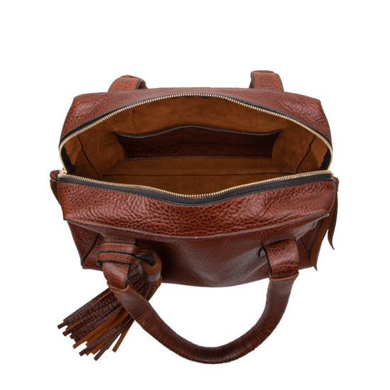 Origenes Cafe Mexican Leather Satchel