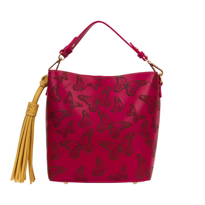 Mariposas Leather Mini Hobo