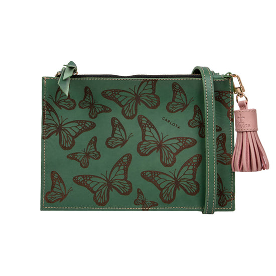 Load image into Gallery viewer, Mariposas Leather Crossbody
