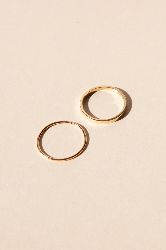 14K Stackable Ring - 1mm