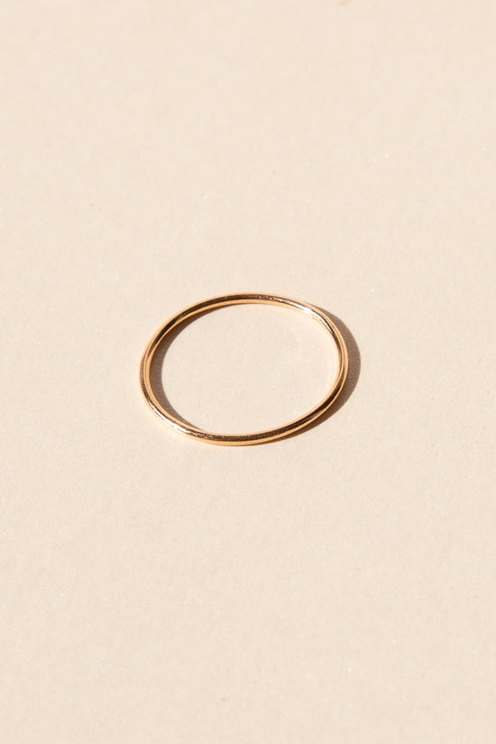 14K Stackable Ring - 1mm