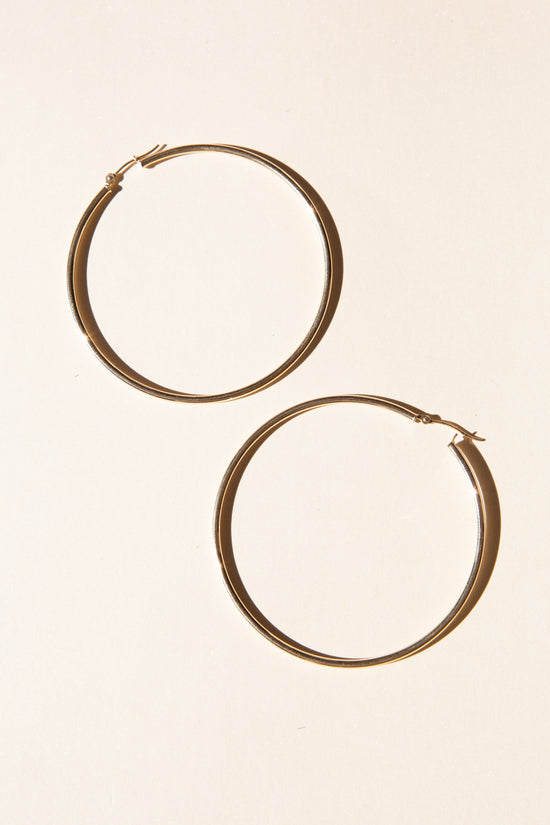 Load image into Gallery viewer, 14K Gold Hoops 60mm
