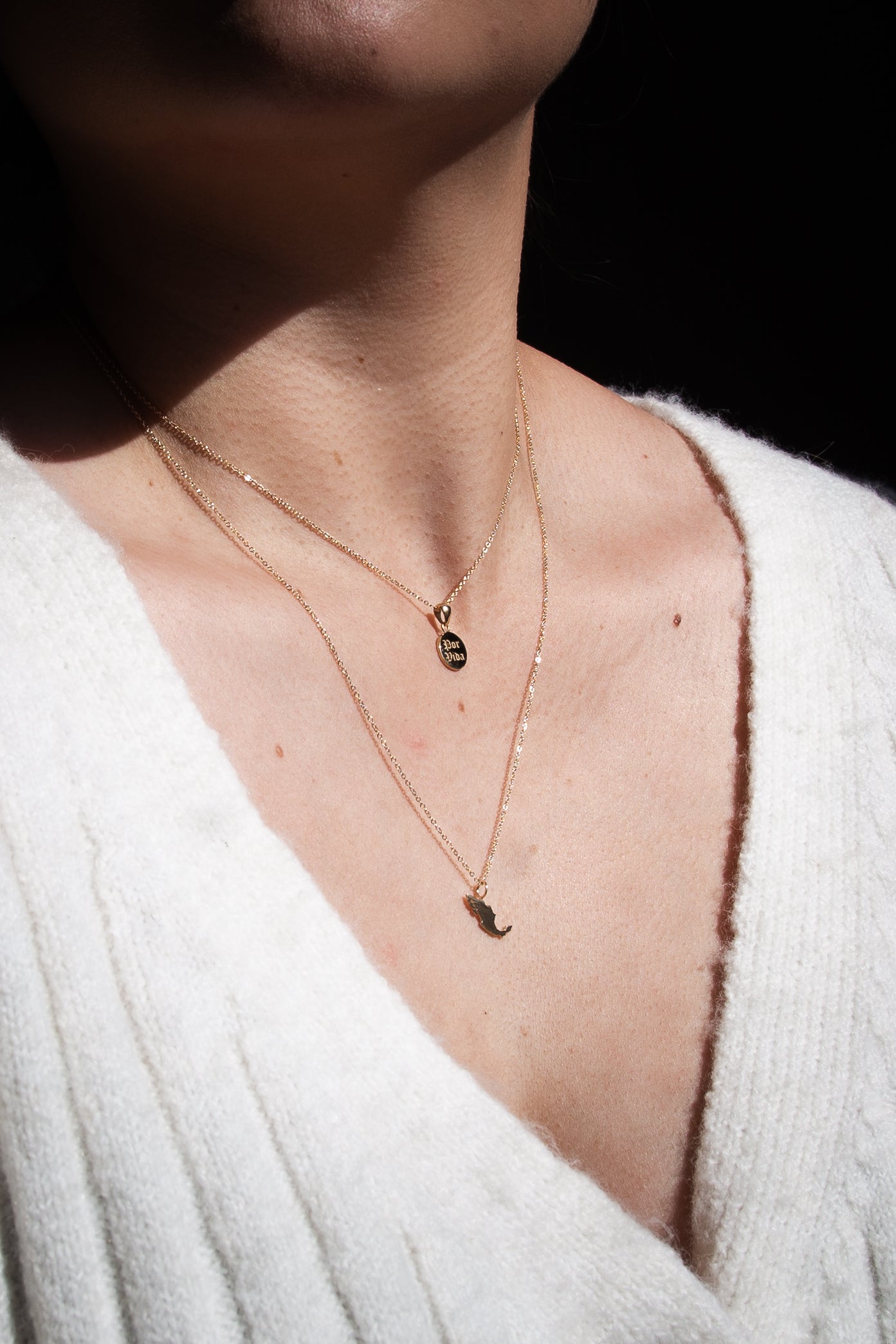 14K Mini Origin 'México' Necklace