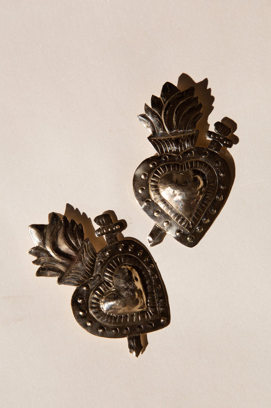 Espada y Corazon Earrings