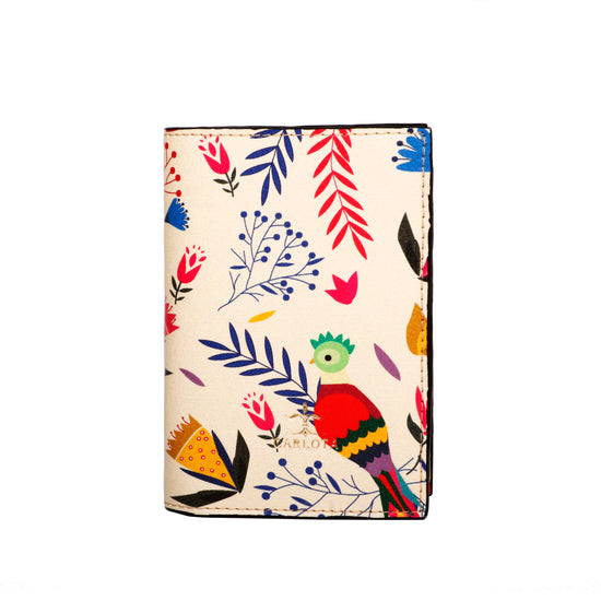 Quetzal Mexican Leather Passport Holder