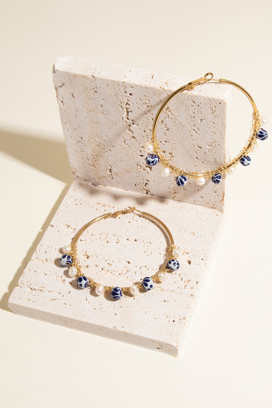 Talavera Hoop Earrings