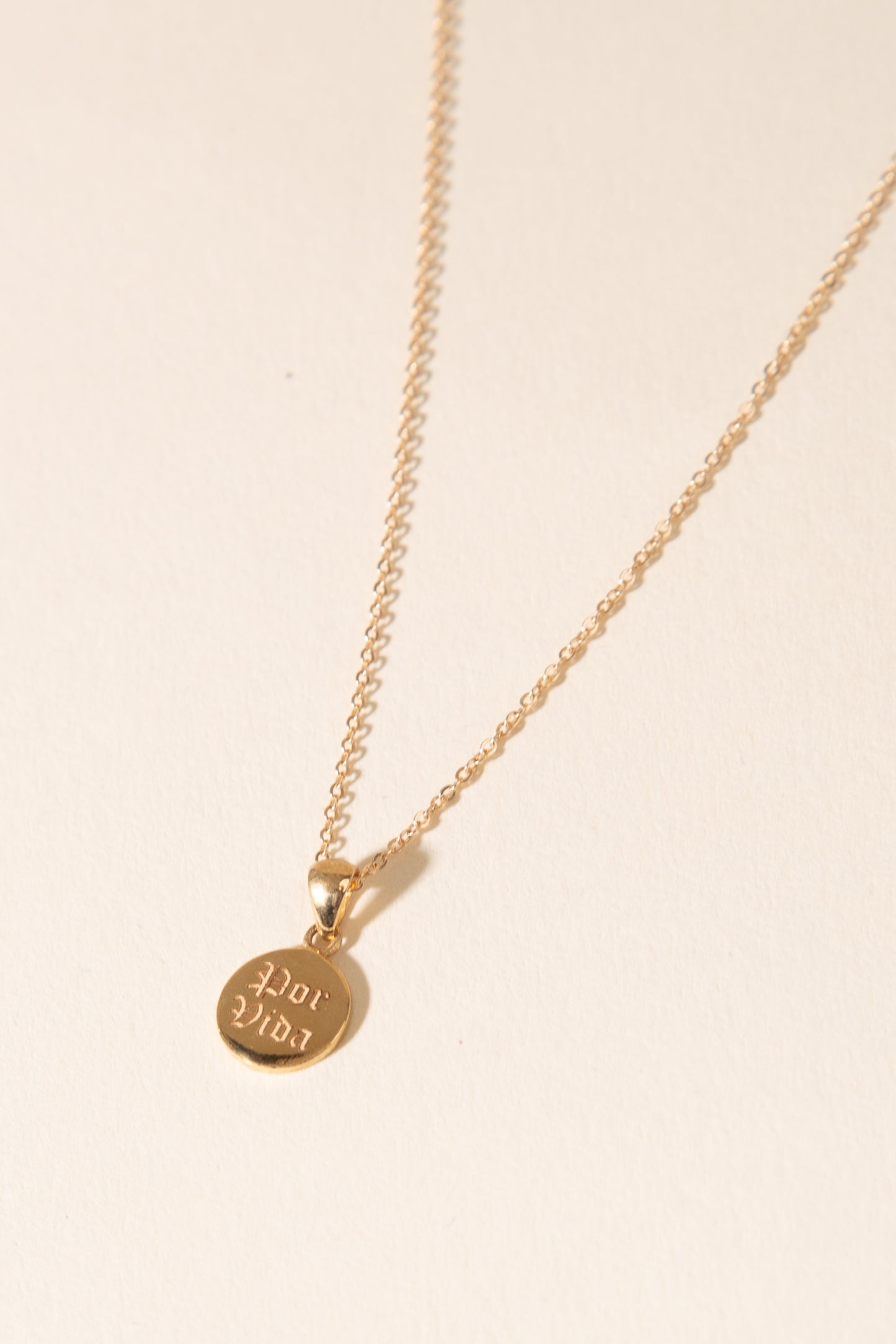 Por Vida 14K Necklace