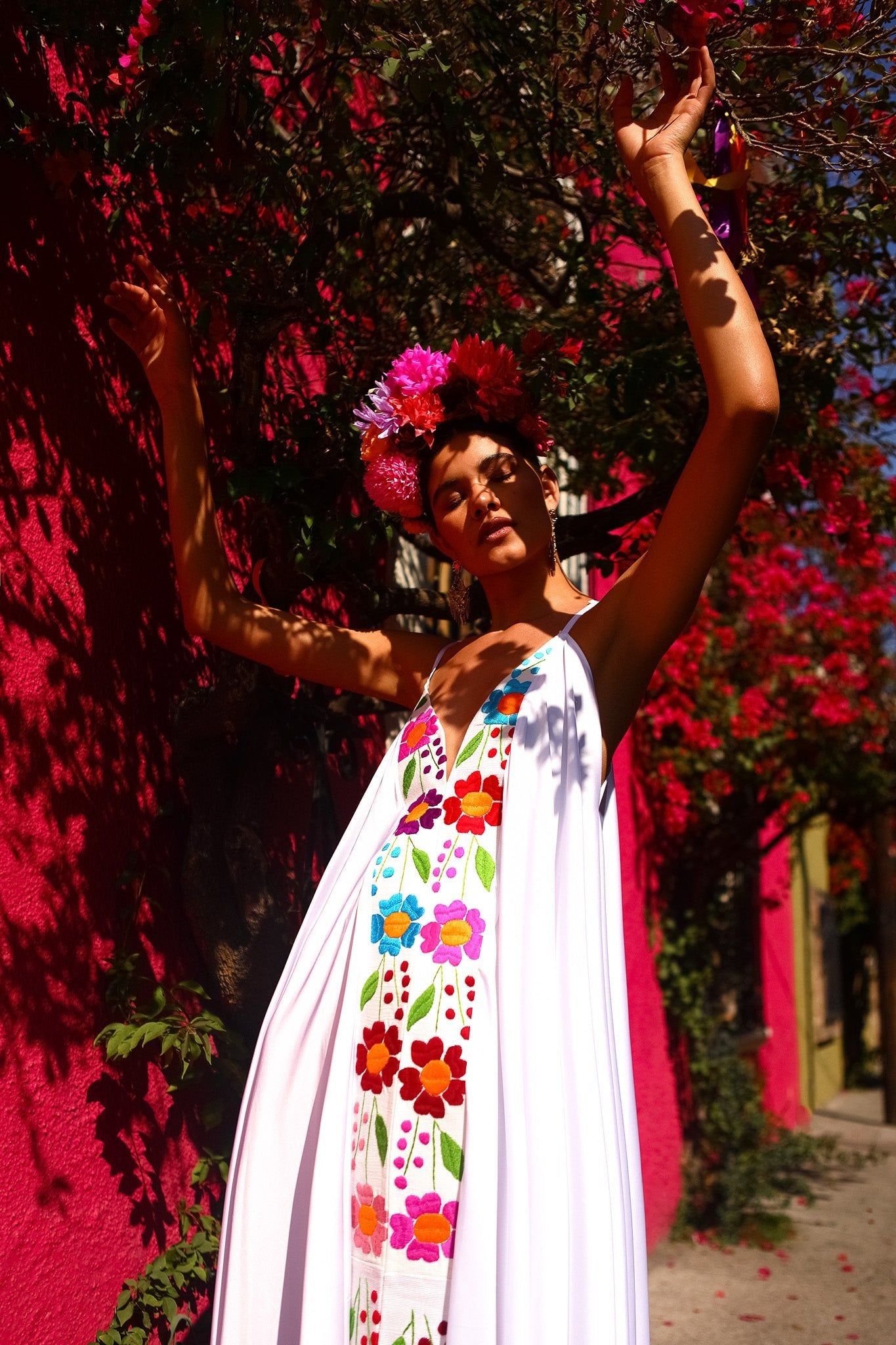 Floral Silk Wedding Dress Floral Silk Wedding Dress