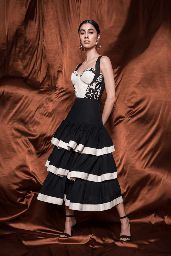 Flores Ruffle Skirt - Cadena Collective