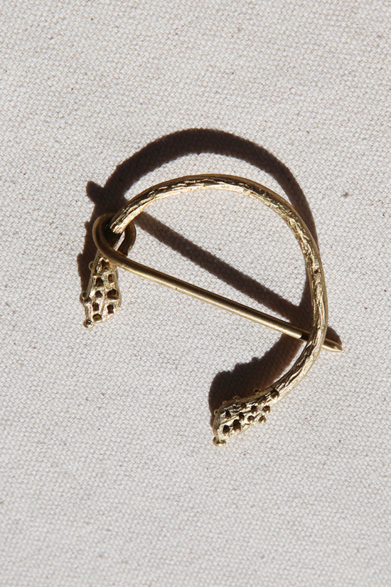 Bronze Nopal Brooch