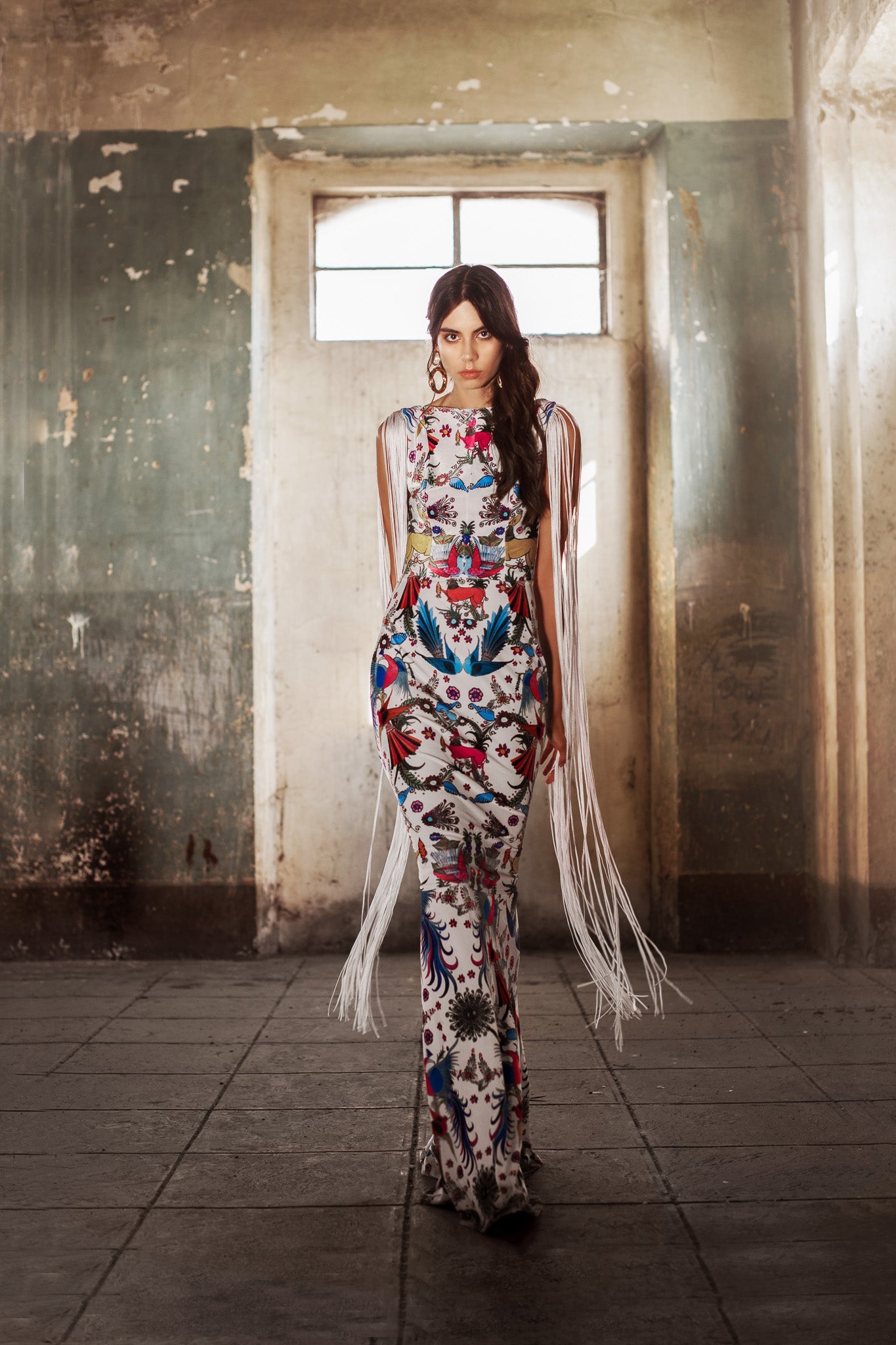 Mexica Bridal Beards Dress - Cadena Collective